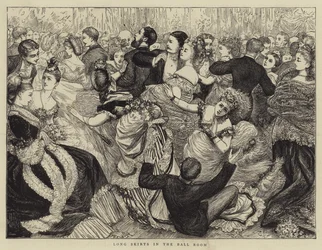 Longues jupes dans la salle de bal